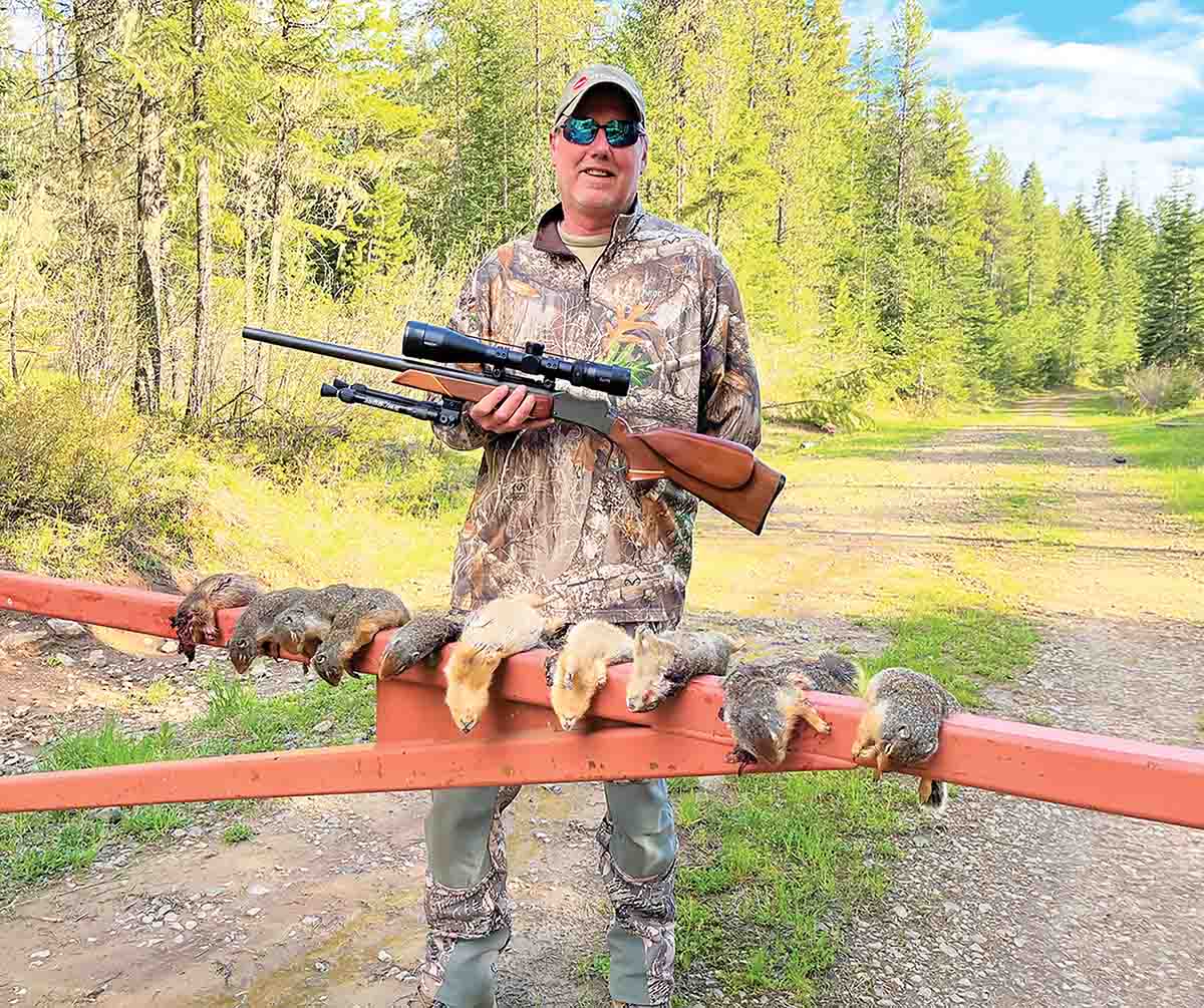 Patrick owns more varmint rifles than he likes to admit, but his recently-acquired .22 K-Hornet single shot has become one of his favorites. It has proven exceptionally mild-mannered and quite accurate.